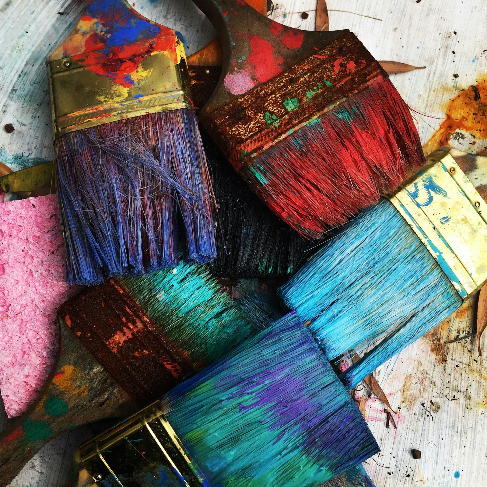 Créations artistiques colorées