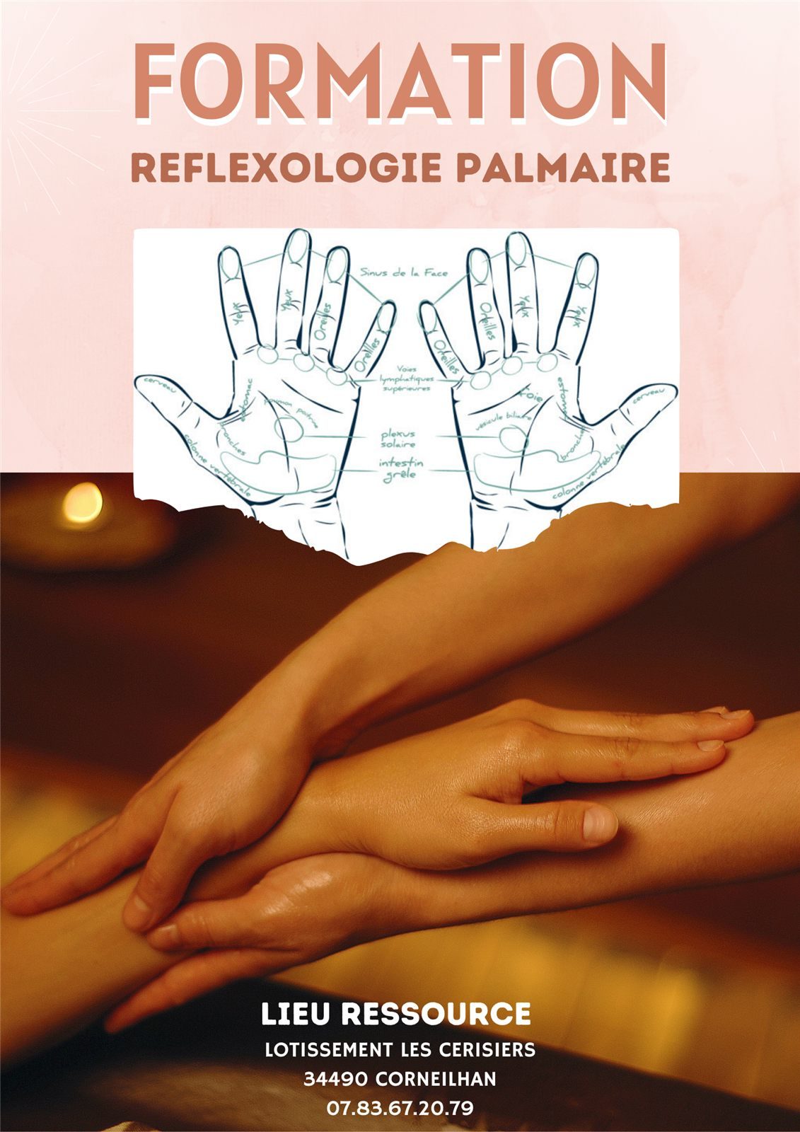 Formation réflexologie palmaire