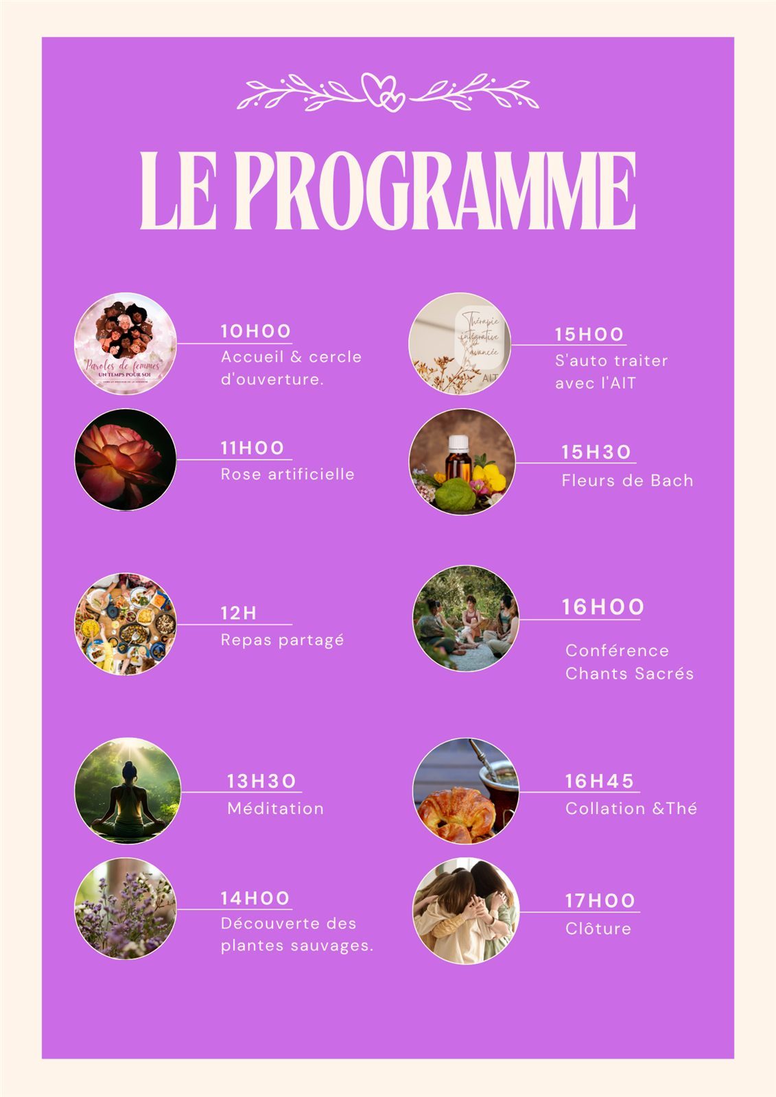Programme de la journée de la femme 2026