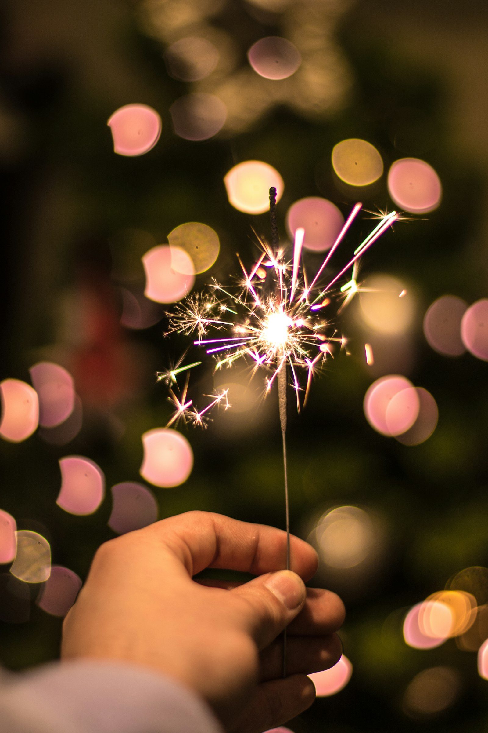 Étincelles d’une soirée festive