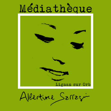 Logo Médiathèque Albertine Sarrazin — Lignan-sur-Orb