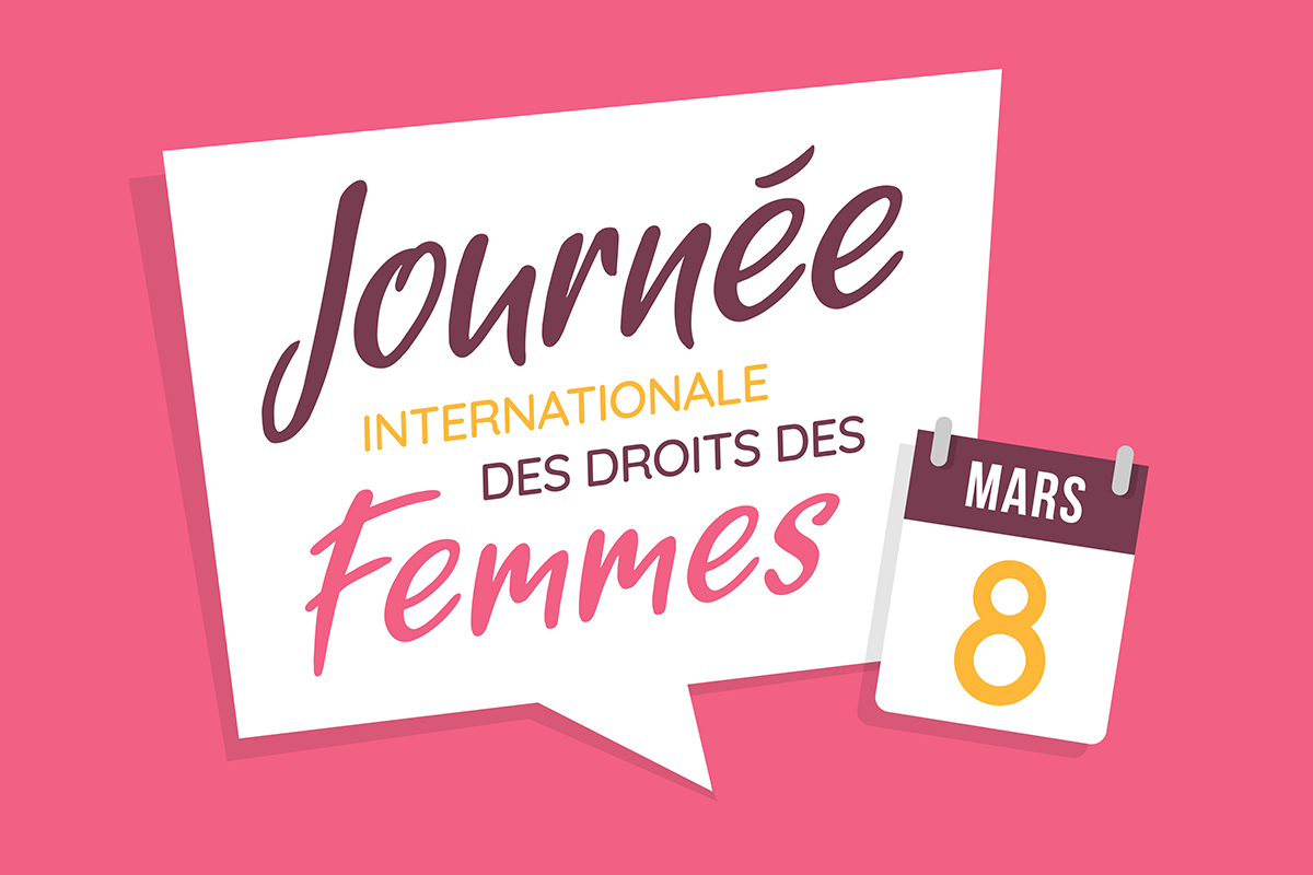 Affiche de la Journée mondiale des droits des femmes — Lieu Ressource
