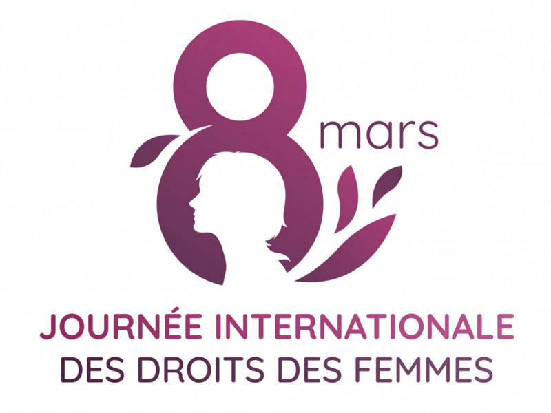Affiche de la Journée mondiale des droits des femmes — 8 mars