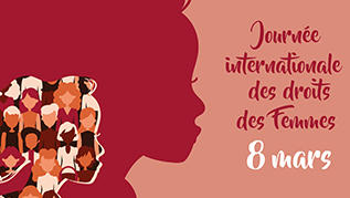 Affiche Journée mondiale des droits des femmes — 8 mars