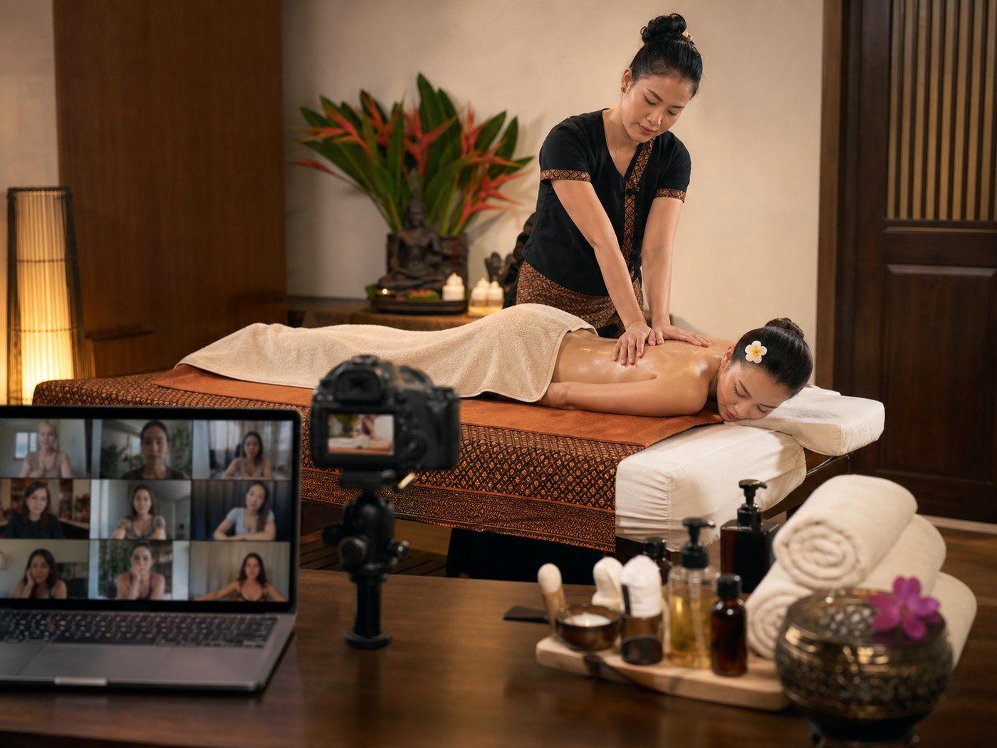 Formation massage en ligne — visuel Lieu Ressource